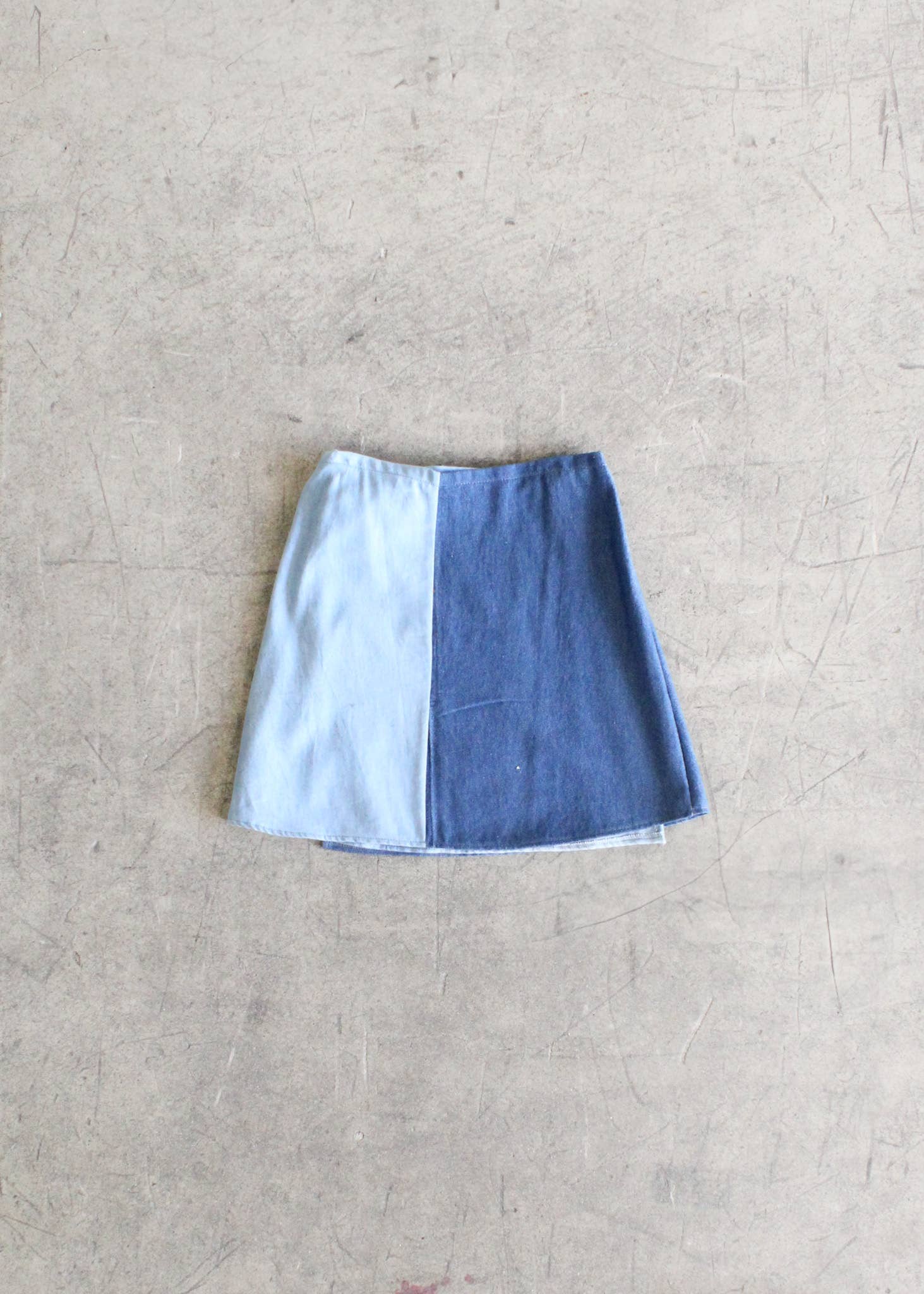 American Recycled Clothing - Wholesale Skirt - Women's - Denim Mini Wrap Skirt Bundle4