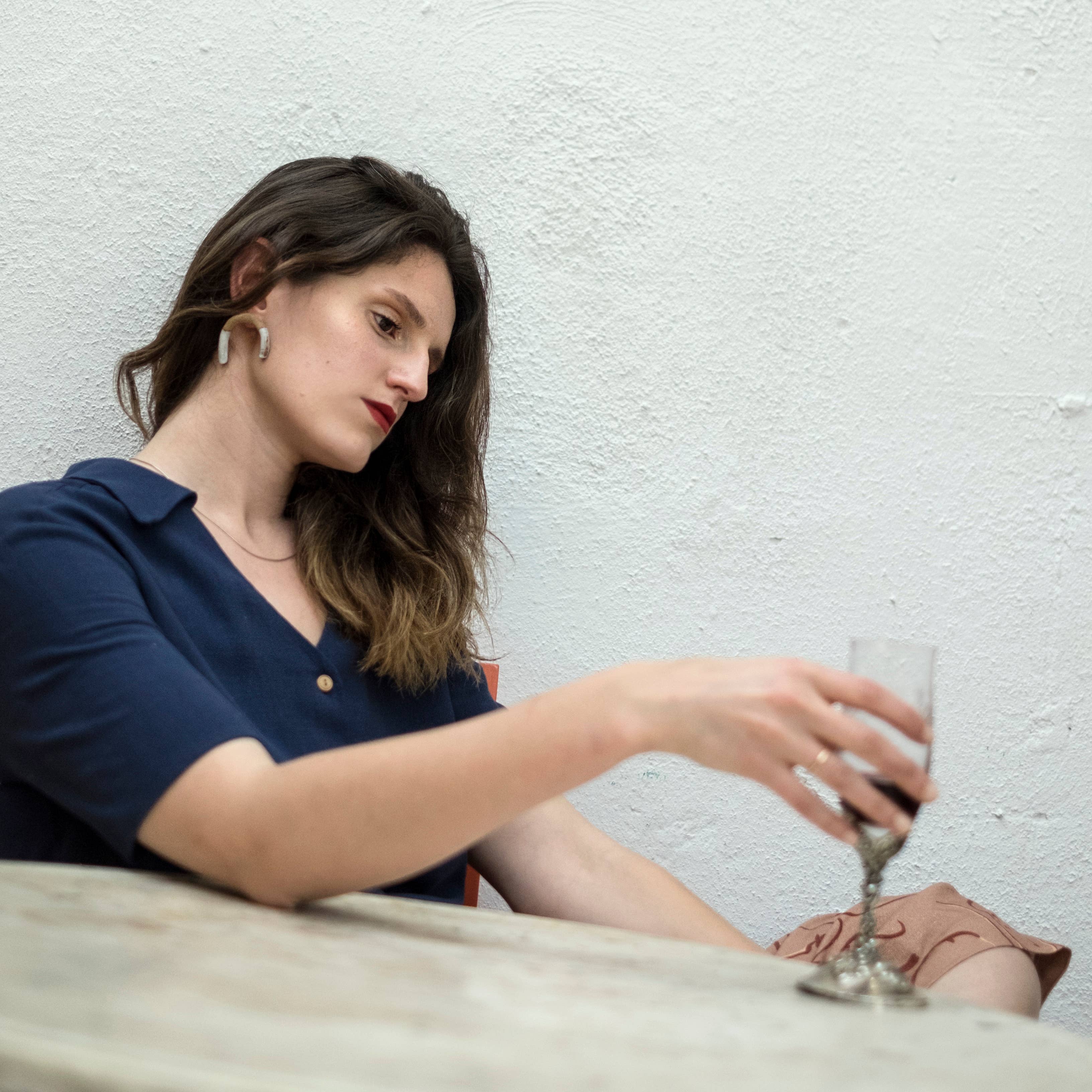 KetevanStudio - Wholesale Dangle Earrings - Ghani Earrings in White2