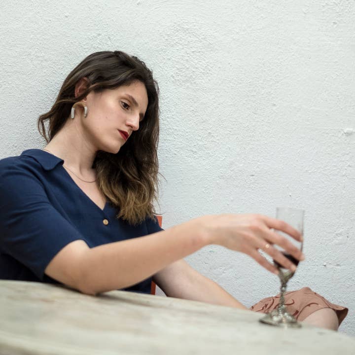 KetevanStudio - Wholesale Dangle Earrings - Ghani Earrings in White2