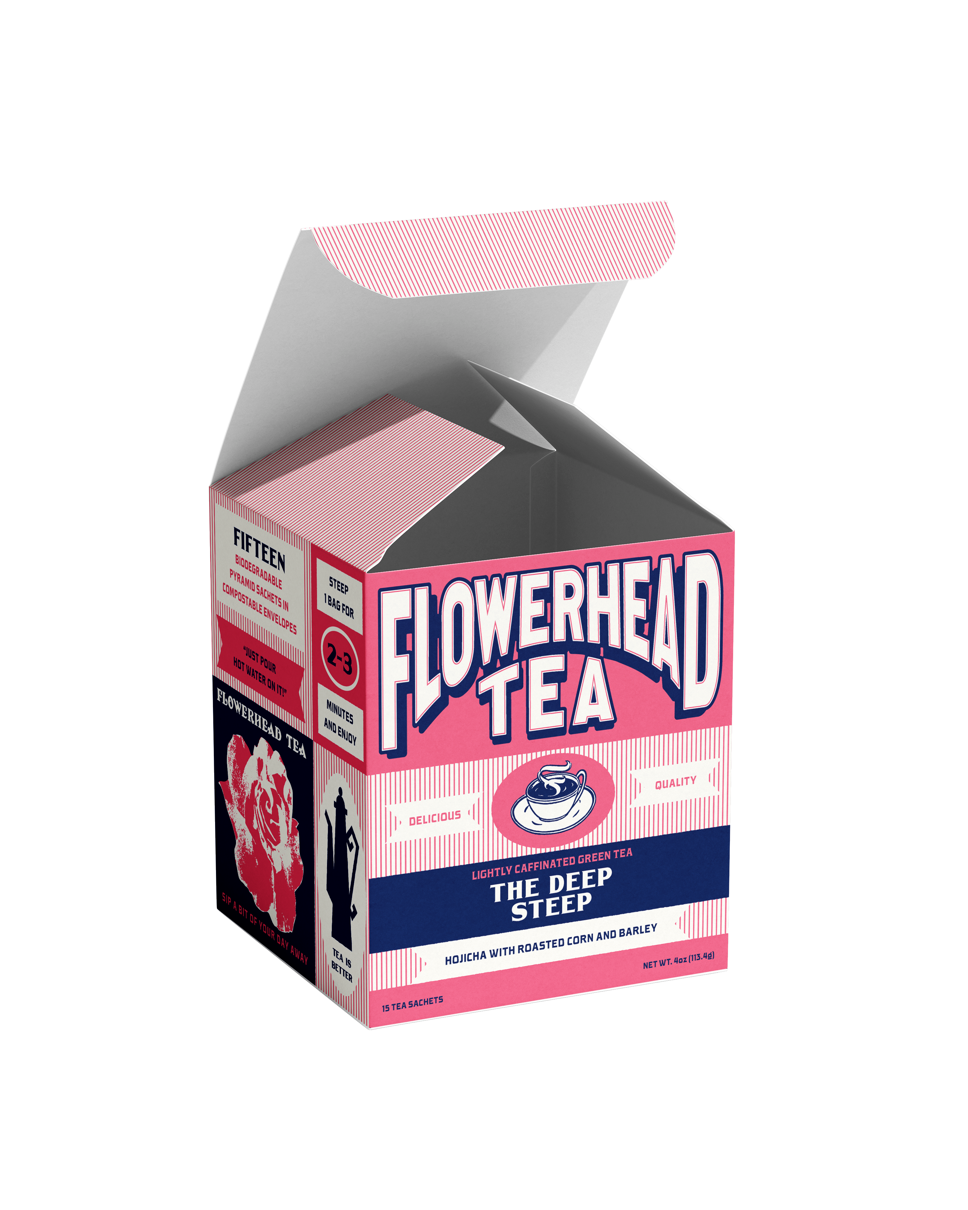 Flowerhead Tea - Wholesale Tea bags - The Deep Steep Tea Bags 2