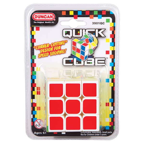 1 Duncan 3x3 Speed Quick Cube Multi-Colored Puzzle Speed Cub for wholesale by Curious Minds Toys