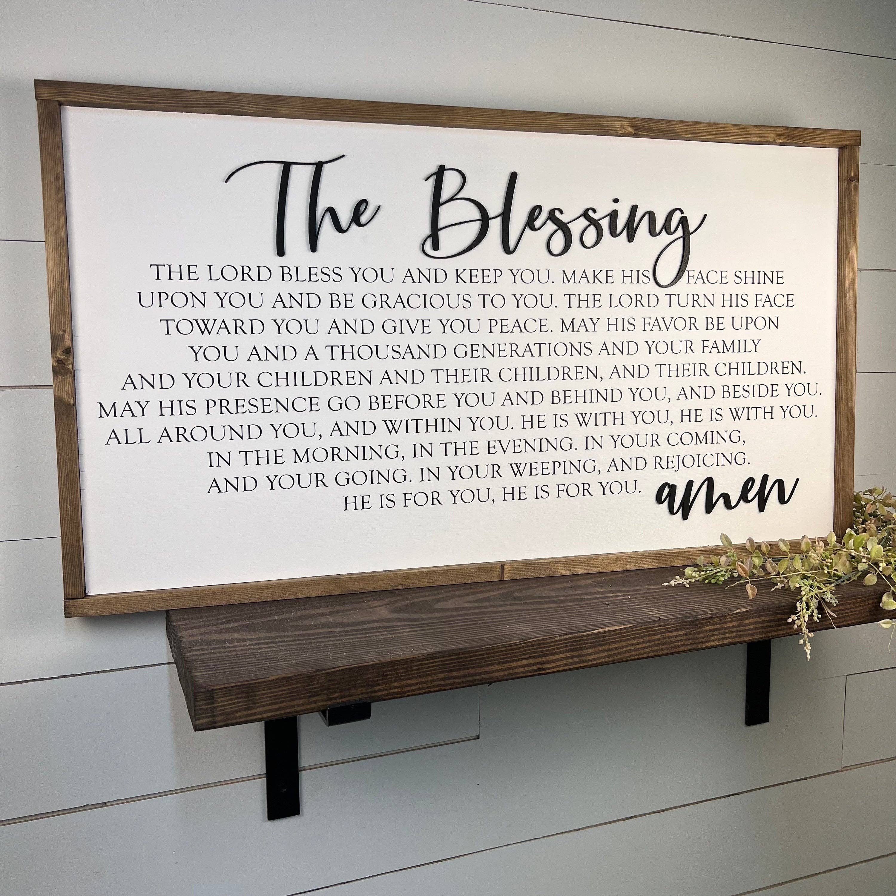 This Phrase of Life - Wholesale Wall Sign - the blessing - wood sign - mantle decor [FREE SHIPPING!]3
