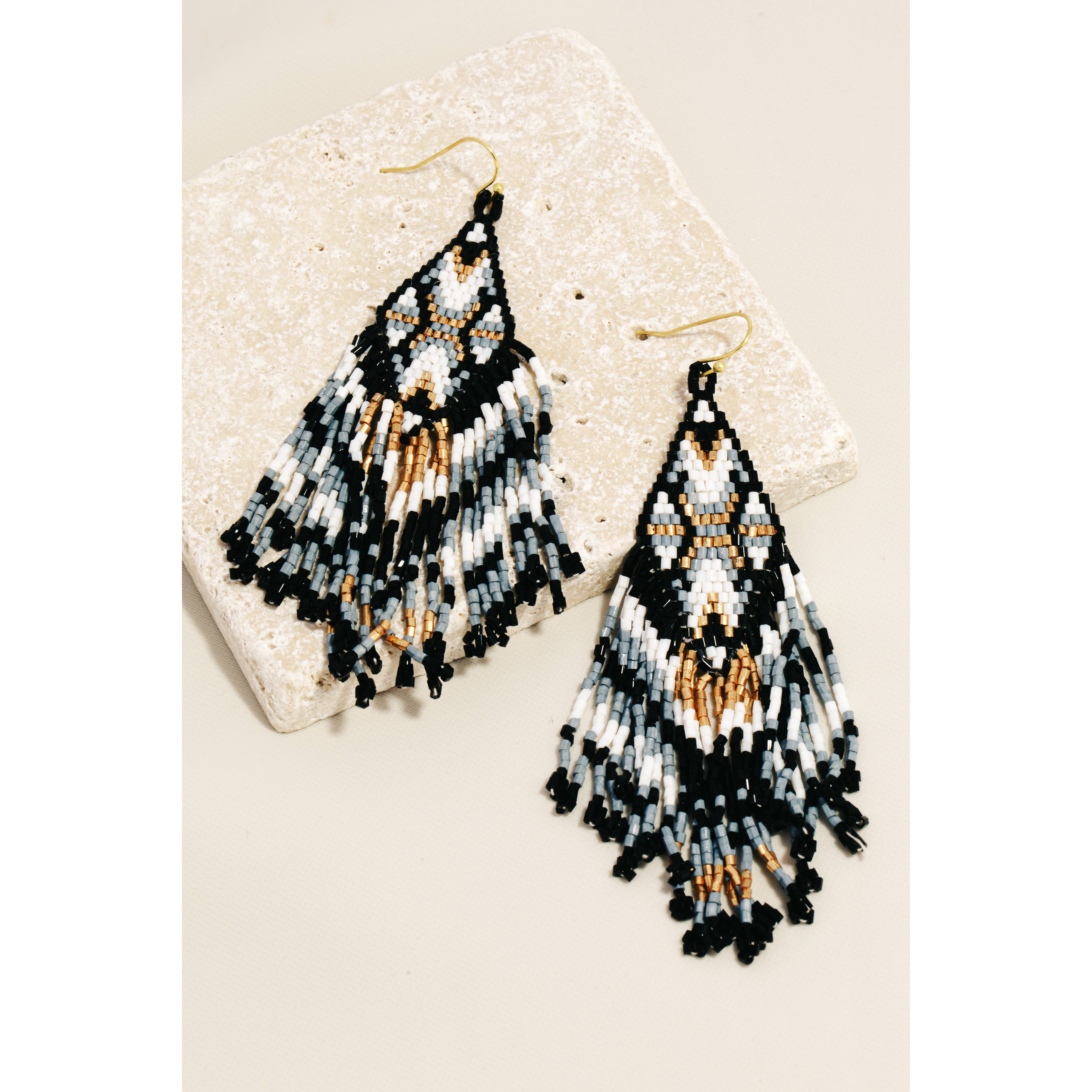 Anarchy Street - Wholesale Tassel Earrings - Seed Beaded Boho Fringe Earrings1
