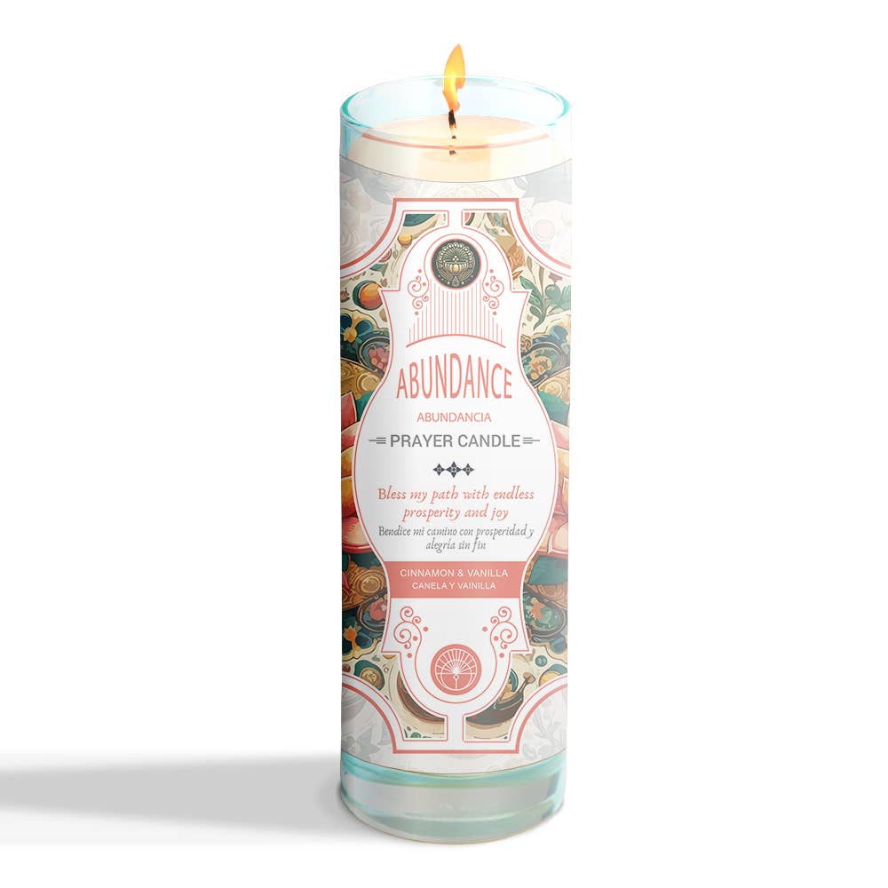 Designs by Deekay Inc. - Wholesale Votive Candle - Abundance Prayer Candle 8" (9.5 oz)2