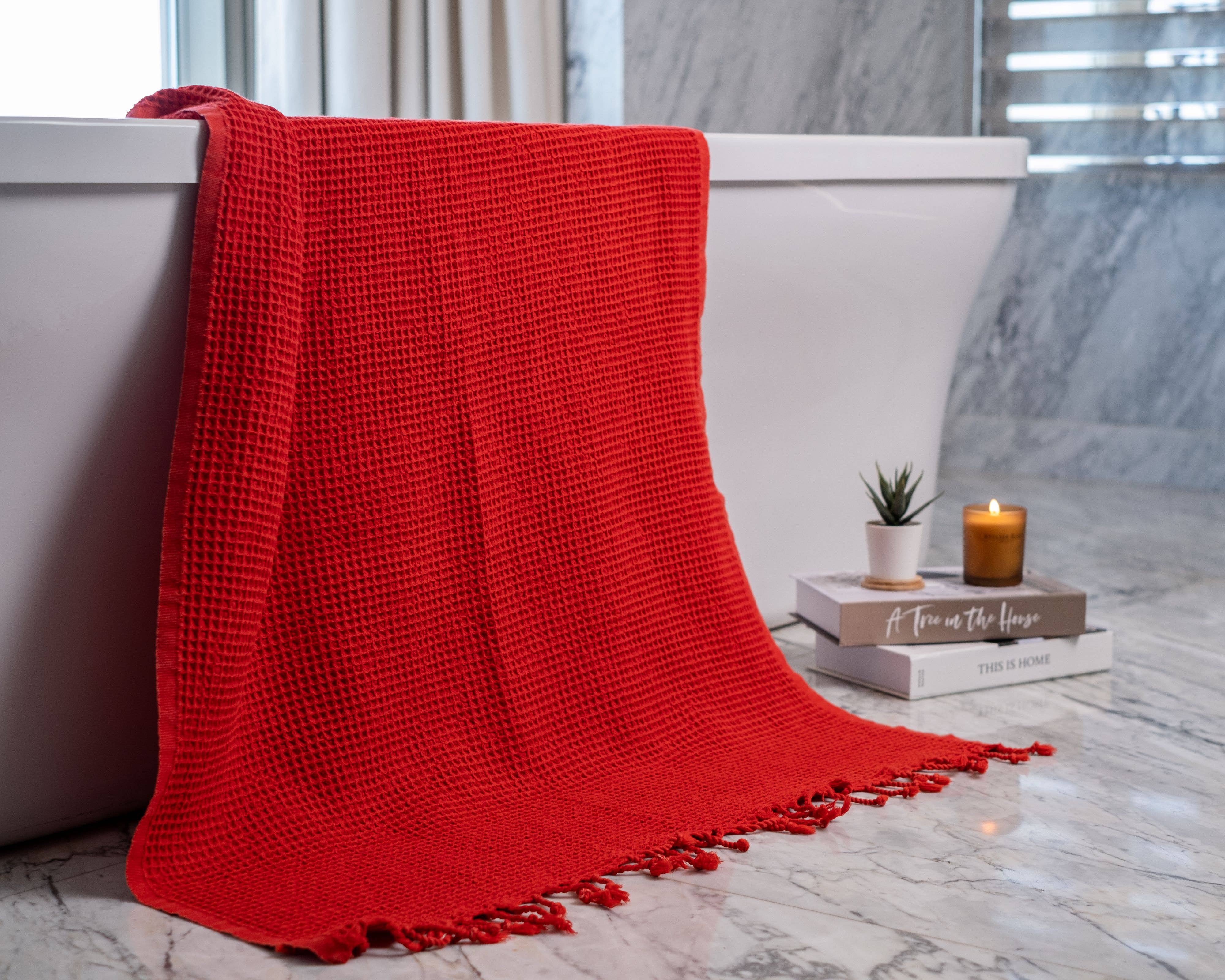 Kalkedon Towels - Wholesale Bath Towel - Stonewashed Waffle Bath Towel| Turkish Towel | Spa Towel1