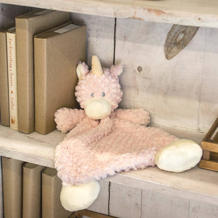 DEMDACO - Wholesale Handheld Rattle - Baby - Wendy Unicorn Rattle Blankie1