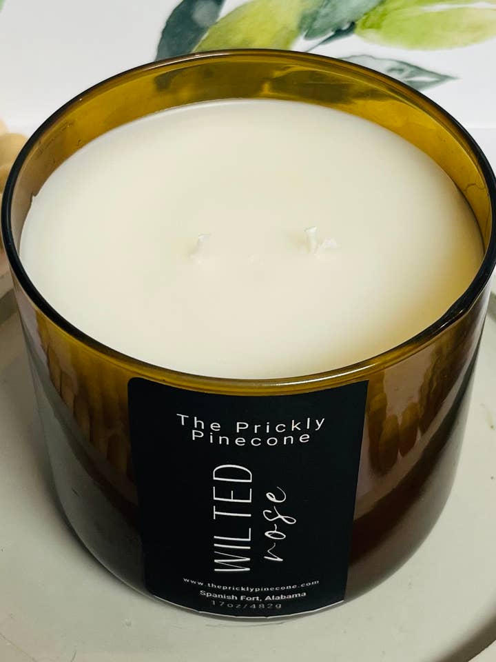 Wilted Rose Soy Blend Candle for wholesale by The Prickly Pinecone