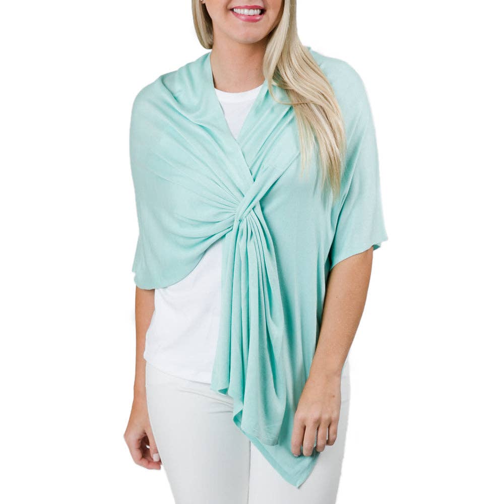 Top It Off - Wholesale Wrap - Women's - Kaylie Keyhole Wrap - One Size Chic Classic - Winter 20253