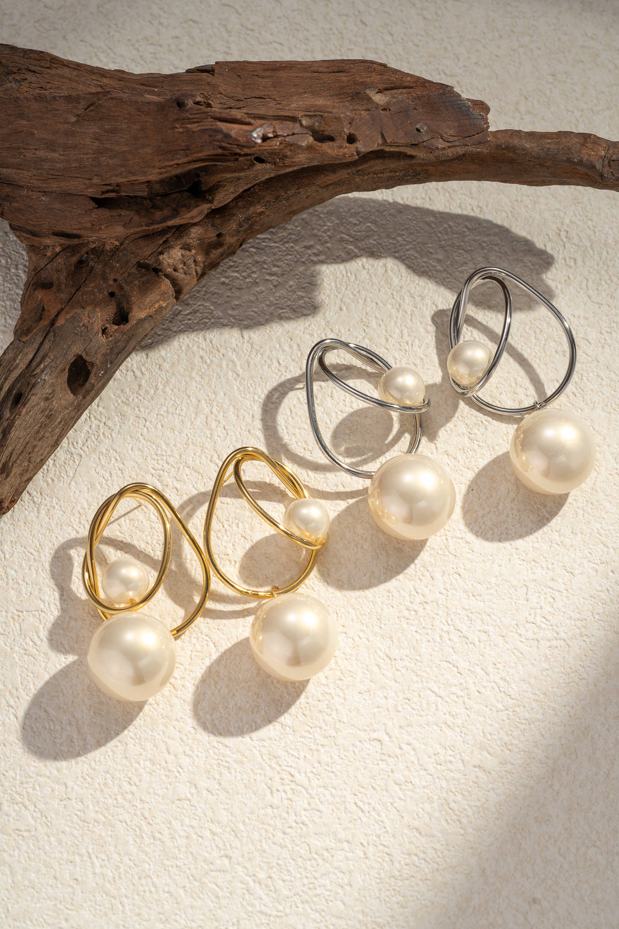 COSMOS – Engroshandel Hængeøreringe og creoløreringe – Elegante hængende øreringe med perler2