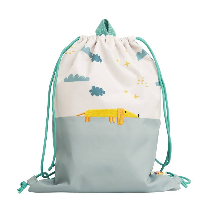 the cotton cloud - Wholesale Drawstring Bag - Kids - Kids Drawstring Bag Flying Dog