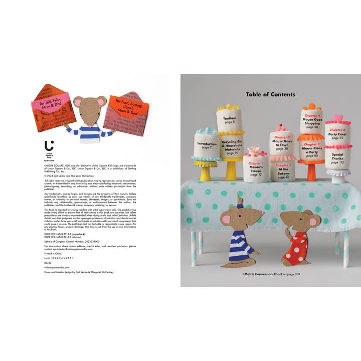 Hachette Book Group - Wholesale Crafts, Hobbies & DIY - Mousetown: 30+ Kids Crafts Made from Recycled Materials3