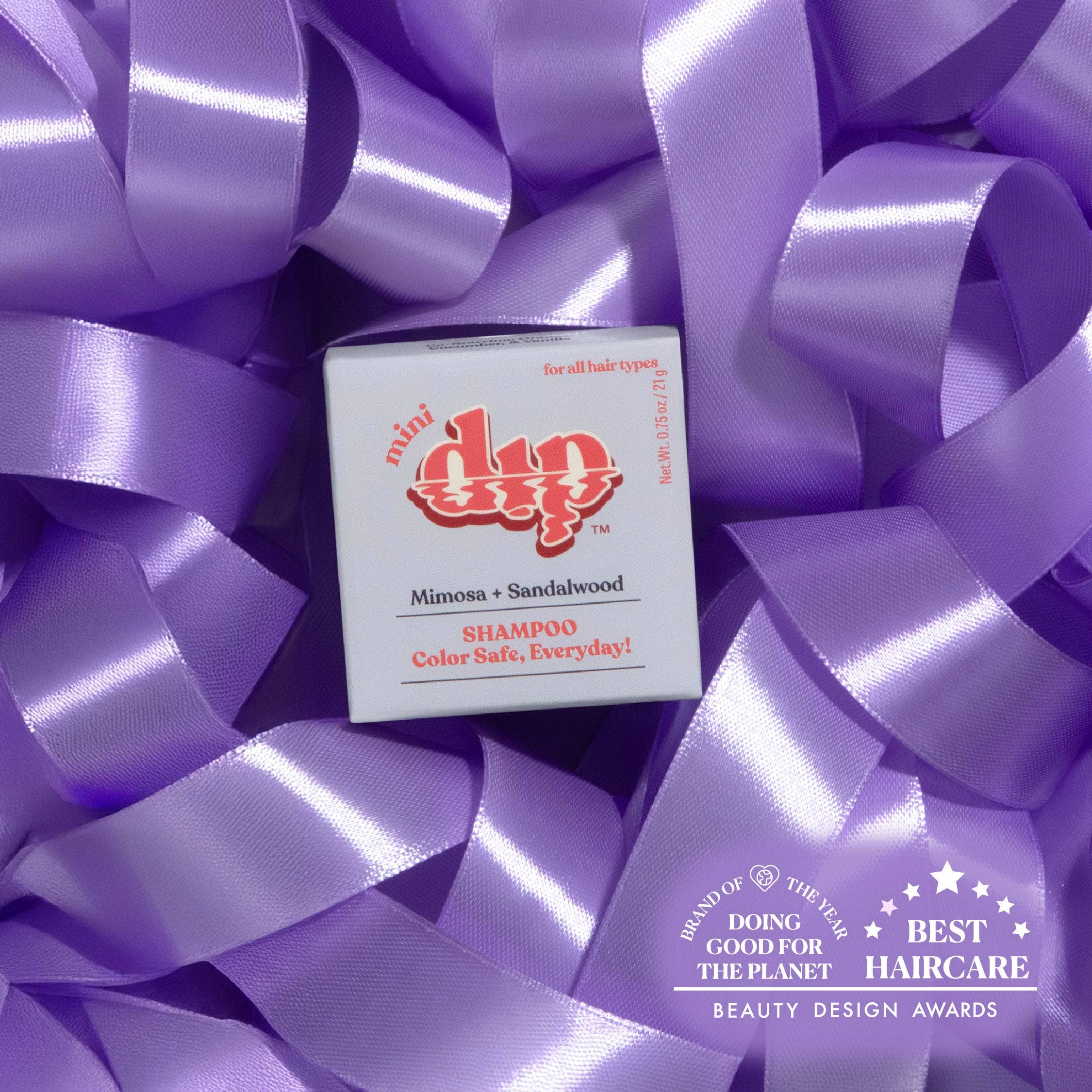 Dip - Wholesale Shampoo Puck/Solid Shampoo - Mini Dip Shampoo Bar: Color Safe, Everyday - Mimosa & Sandalwood1