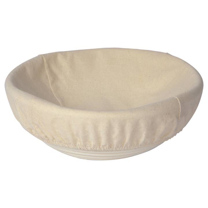 Now Designs by Danica - Wholesale Bread Pan - Banneton Natural Cotton Liner Round