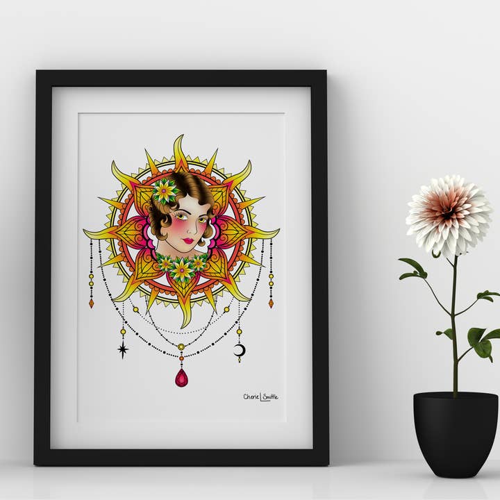 CherieSmittleArt - Wholesale Art Print - Sun Goddess1