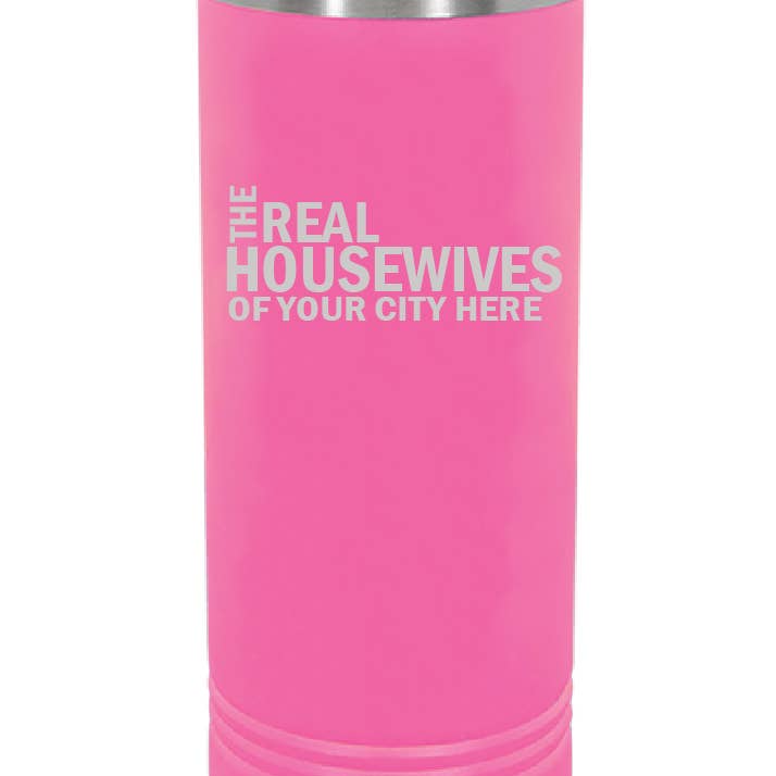 Calm Down Caren - Wholesale Insulated Mug/Tumbler - Real Housewives of CUSTOM CITY Polar Camel Skinny Tumbler