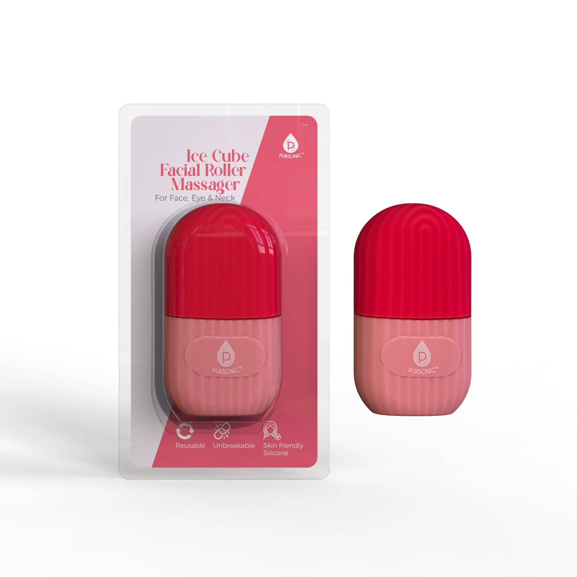 Pursonic - Wholesale Face/Beauty Roller - Ice Cube Facial Roller Massager for Face, Eyes, and Neck3