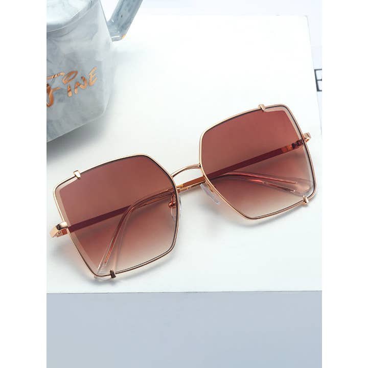 StyleGalX - Wholesale Sunglasses - Women's - Sun-Protection Geometric Sunglasses Accessories