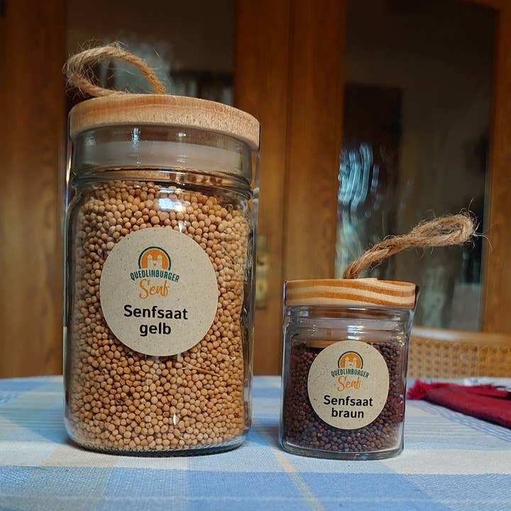 Pat & Patachon Sementes de Mostarda – grande & pequeno por atacado de Quedlinburger Senf