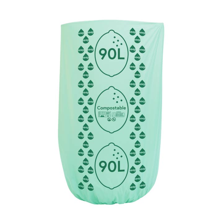 Seep – wholesale Rubbish can/Rubbish bin – 90L Eco Green Garden Waste Bags1