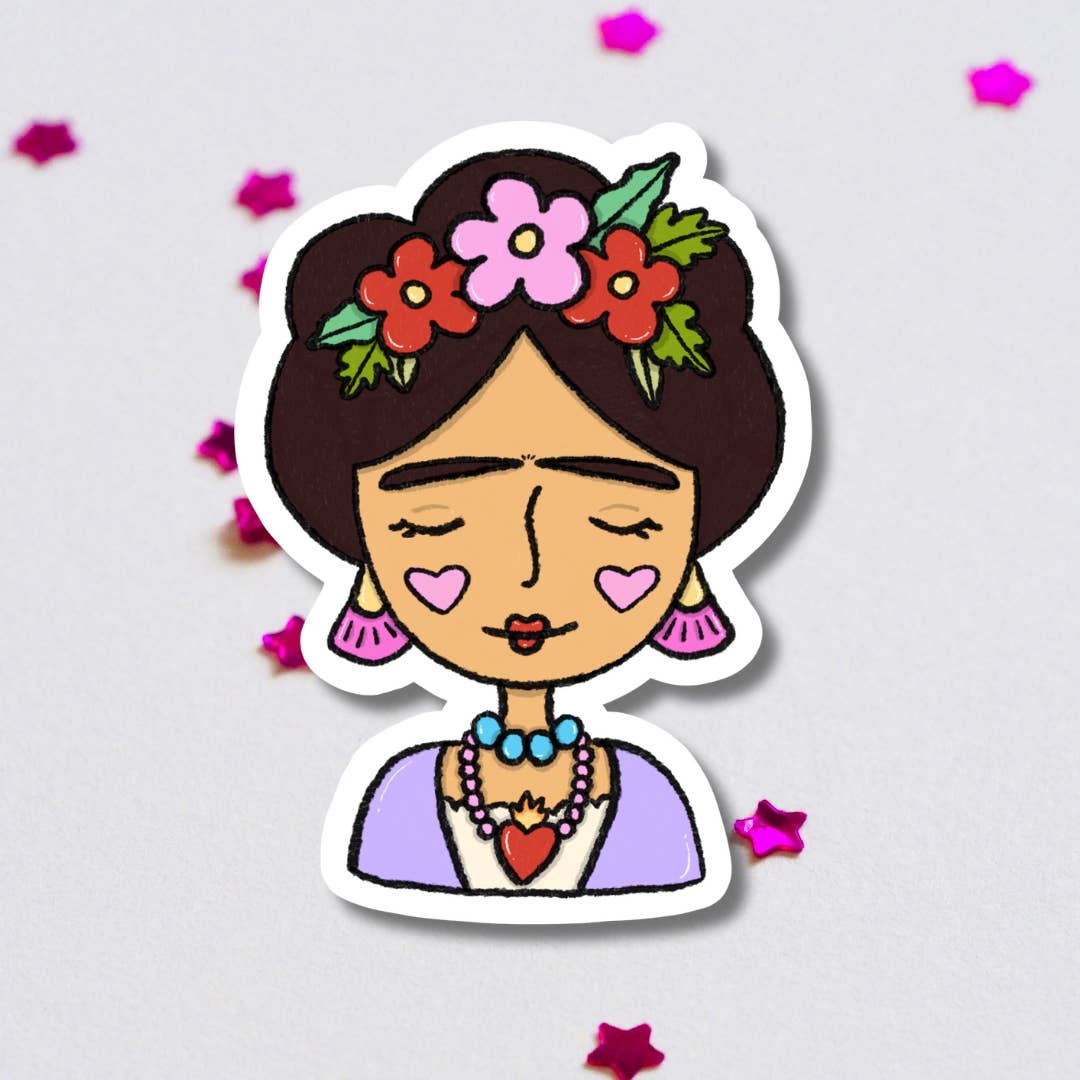 Get Stoked - Wholesale Sticker - Frida Kahlo Vinyl Sticker