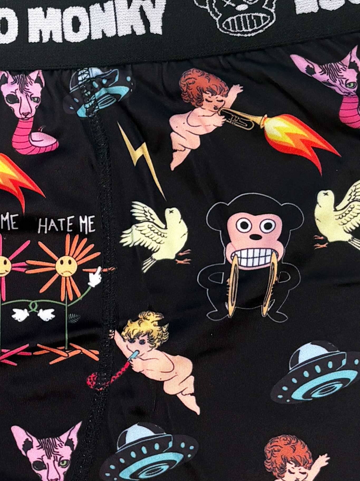 Yellow Men's boxer briefs Puro Loco by Loco Monky for wholesale on Faire1