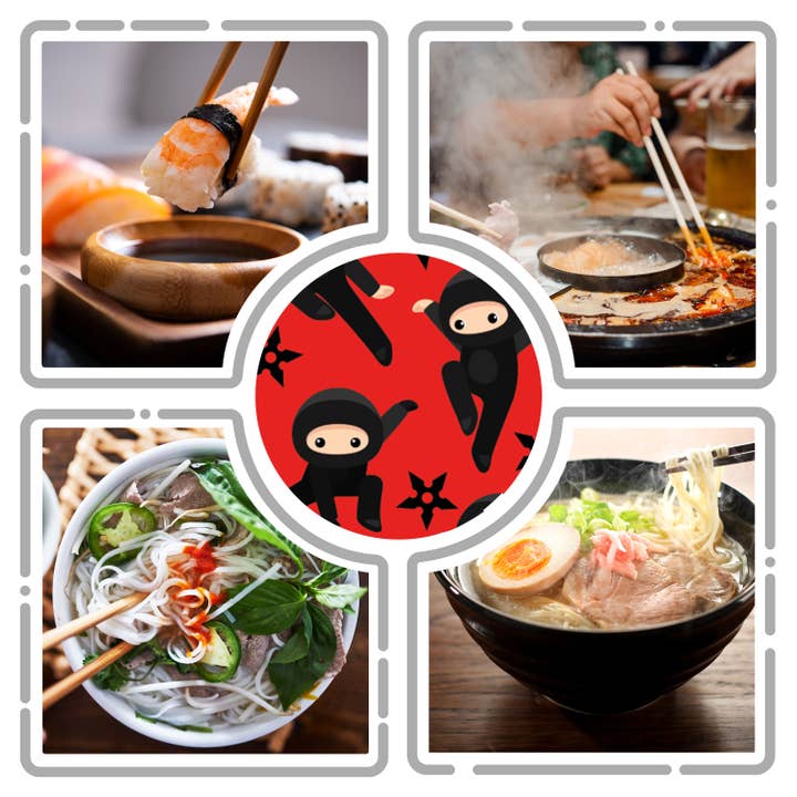 AQUARIUS, GAMAGO, ICUP, & ROCK SAWS by NMR Brands - Wholesale Chopsticks - Ninja 2 Chopsticks