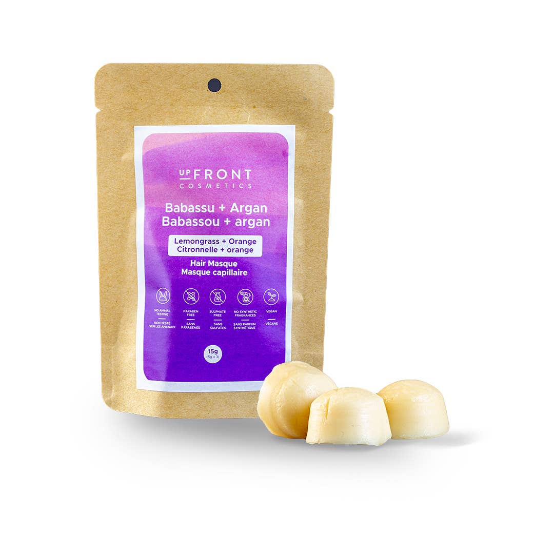 Upfront Cosmetics Inc - Wholesale Hair Mask - BABASSU + ARGAN HAIR MASQUE