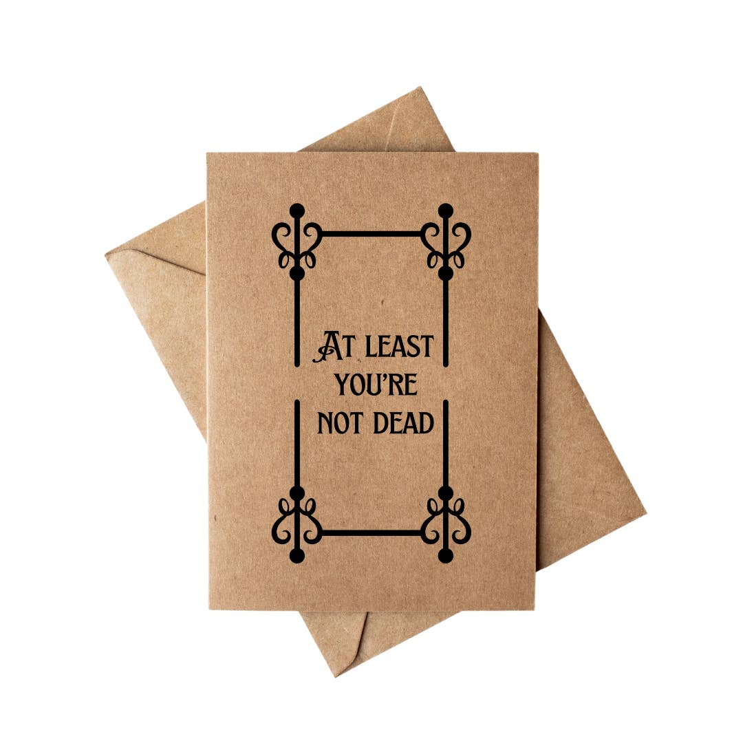 Cryptic Paper Co. - Wholesale Encouragement Card - Sarcastic Goth Bookstore Encouragement Card
