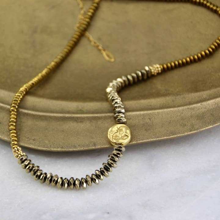 Veluna - Wholesale Pendant/charm necklace - Moon Musings Statement Necklace2