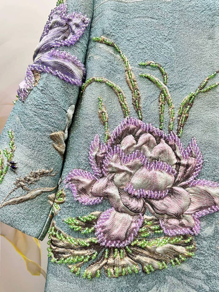 Productseeker - Wholesale Blouse - Women's - CT137Y 2025 Autumn Winter Beaded Embossed Jacquard Coat9