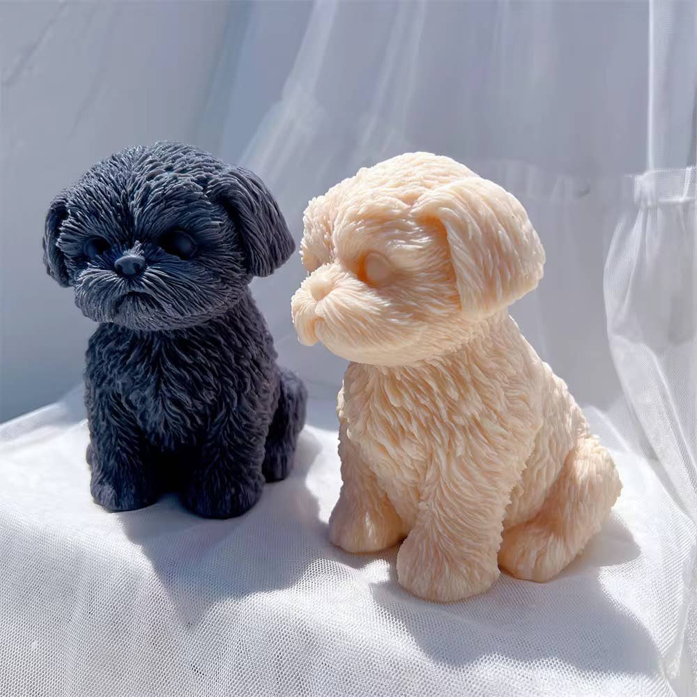 Candleglambyperry - Wholesale Grappige kaars - Zittende Shih Tzu Puppy Kaars3