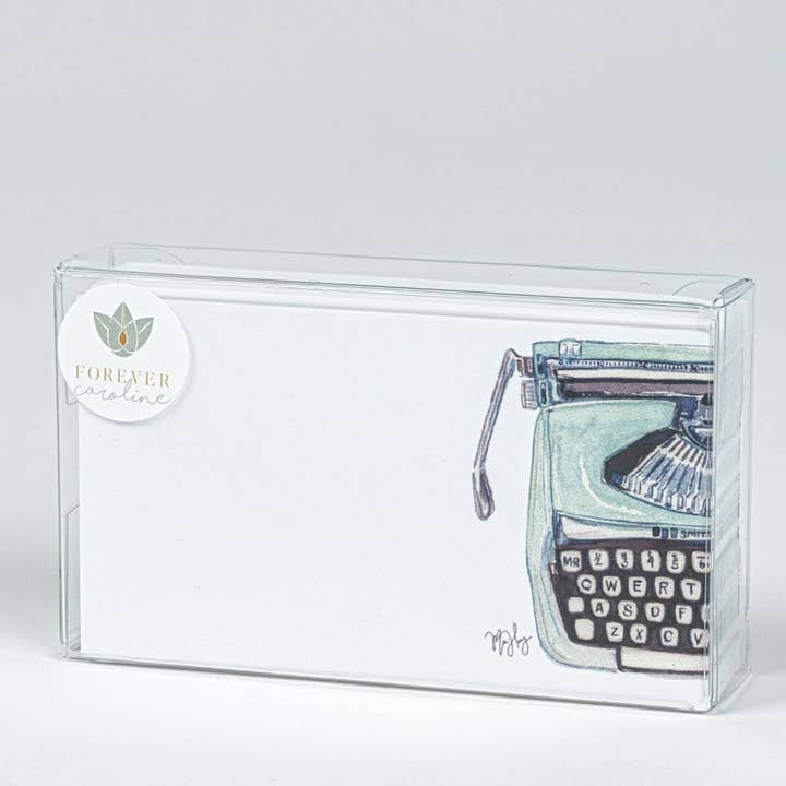 Vintage Typewriter "Love Notes" | Pack of 60 Tiny Cards for wholesale by Forever Caroline LLC