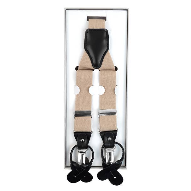 Selini New York - Wholesale Suspenders - Men's - Men's Boxed Button Strap and Clip-On Suspenders9