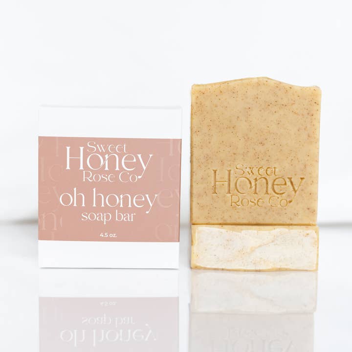 oh honey body soap for wholesale by Sweet Honey Rose Co