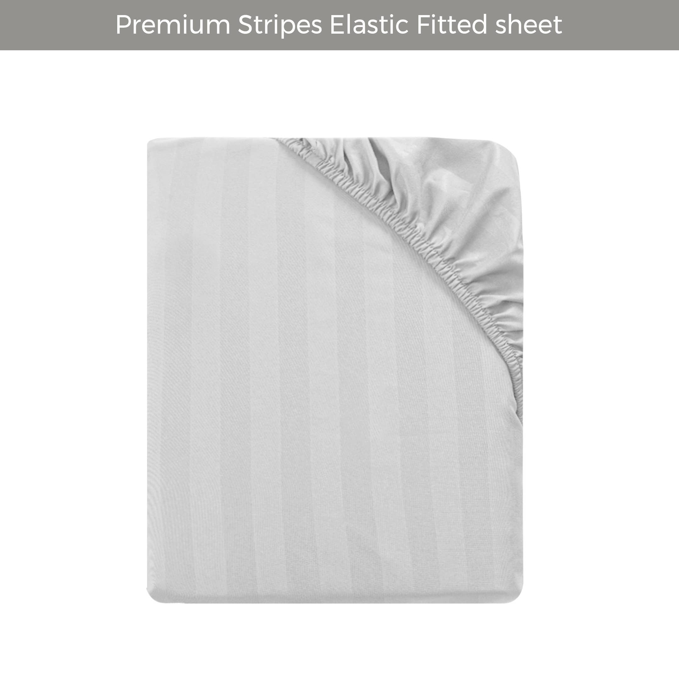 Cotton Passion - Wholesale Fitted Sheet - Satin Stripe Deep Pocket Fitted Sheets Deep Up to 25cm22