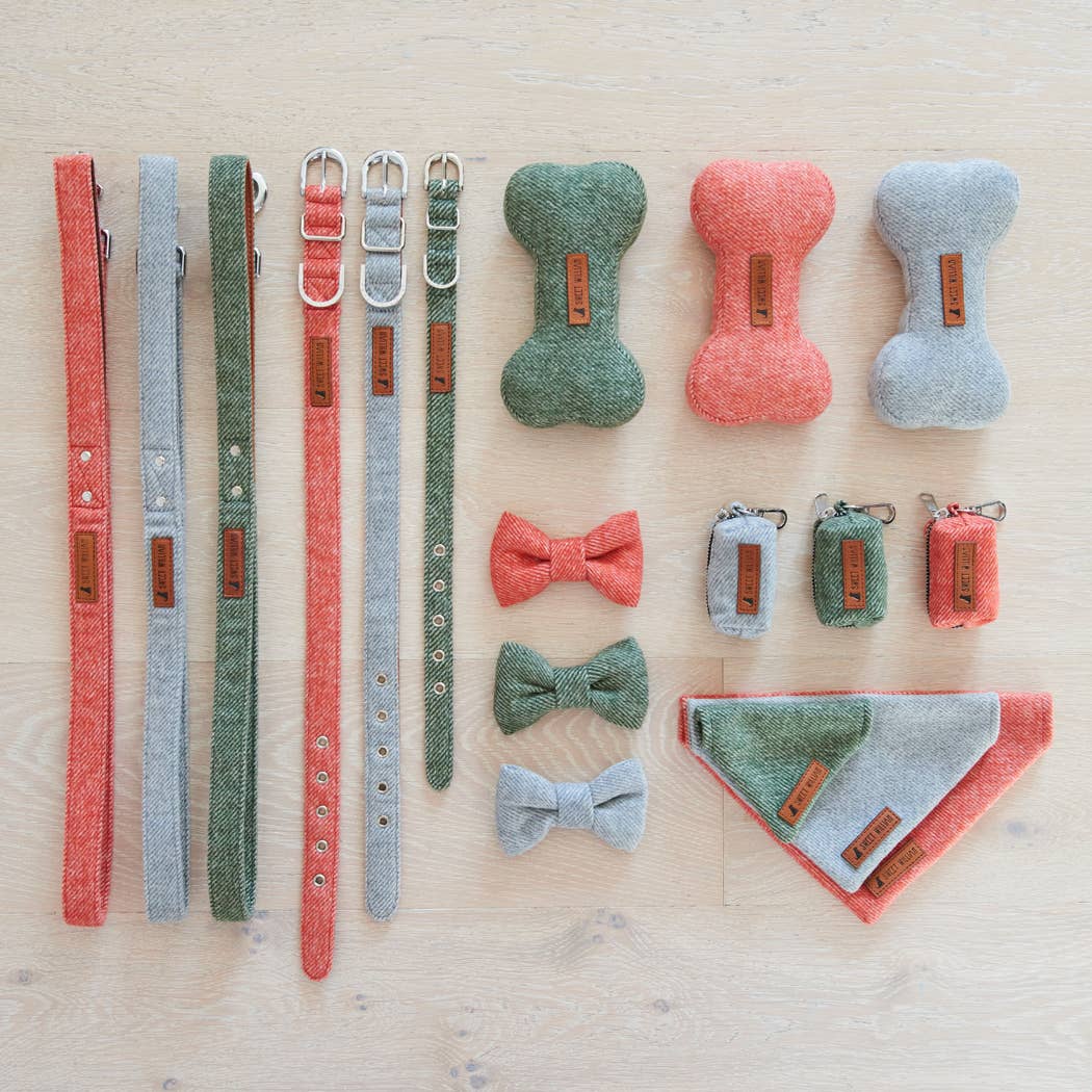 Sweet William Designs - Vente Nœud papillon – chien - Nœud papillon en tweed vert pour chien7