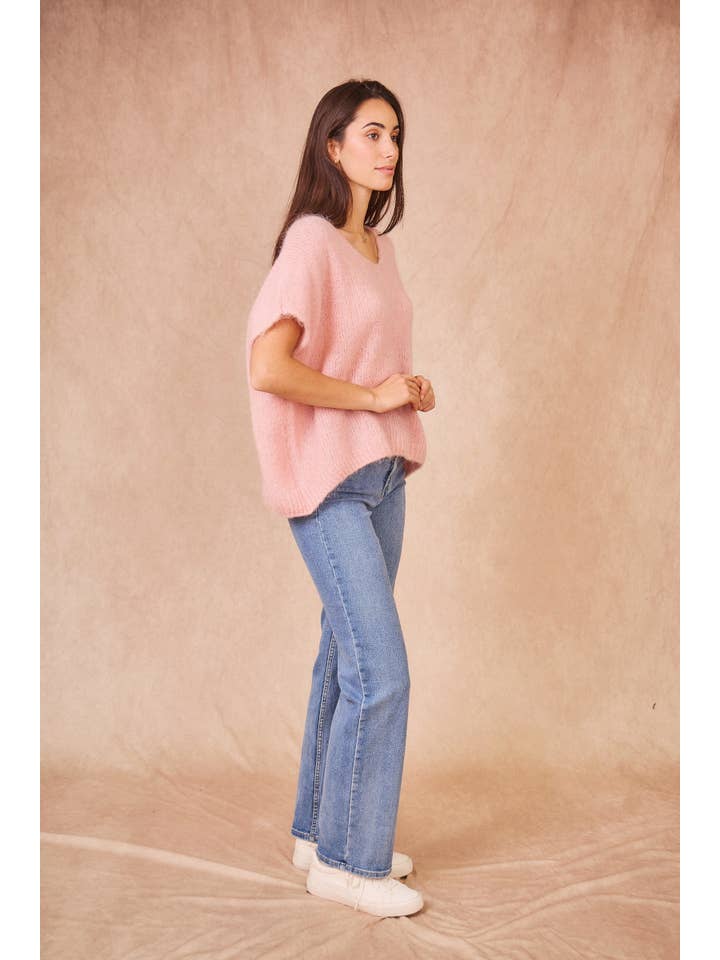 Calie Paris - Wholesale Knit Sweater - Women's - Effortless Chic Mohair Sweater3