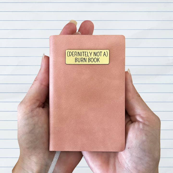 Write This Way - Wholesale Journal/Diary - Mini Memos™️ Journal|(Definitely Not A) Burn Book Small Faux Leather Pocket Notebook6