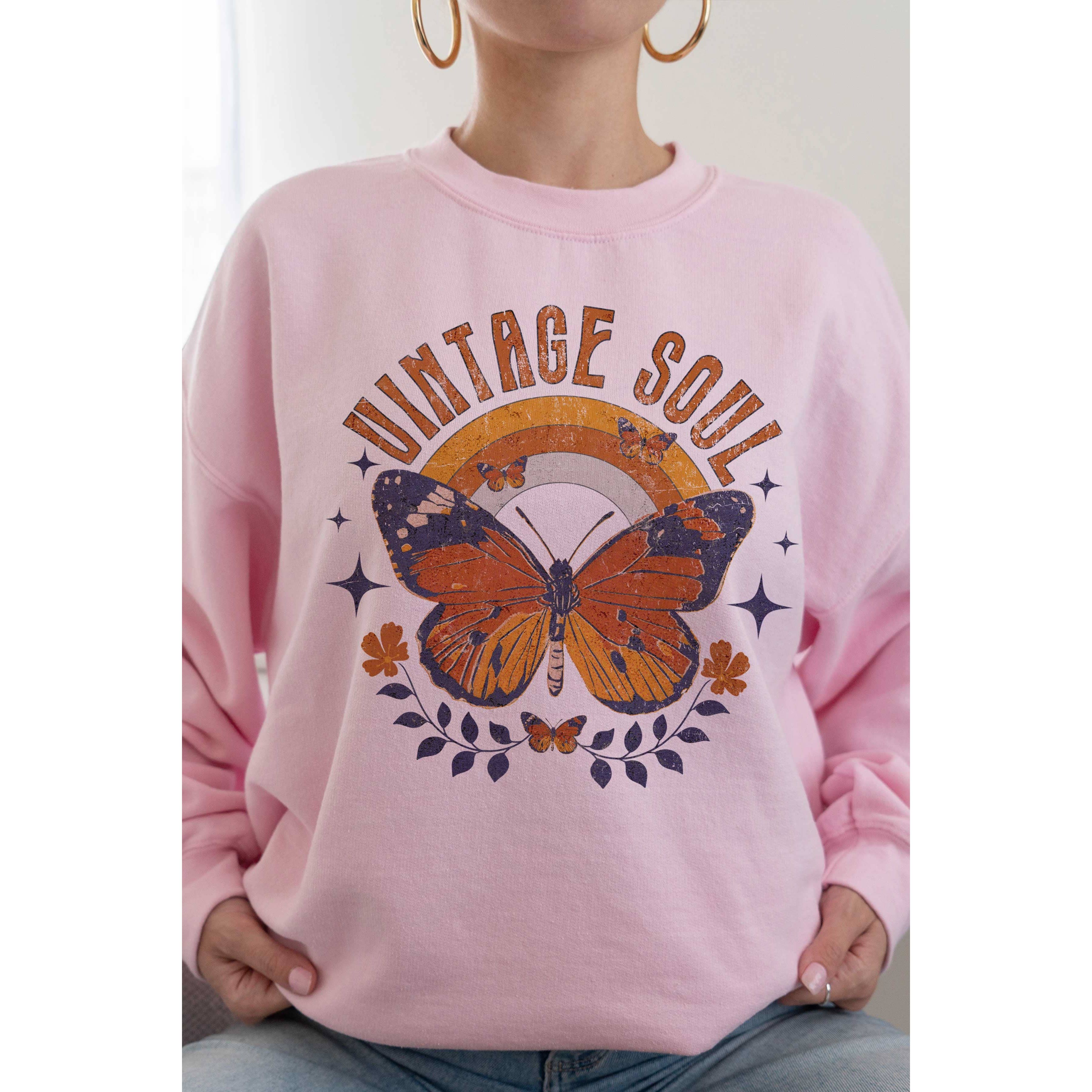 A. BLUSH CO – Großhandel Sweatshirt mit Grafikdruck – Damen – VINTAGE SOUL Sweatshirt mit Grafik2