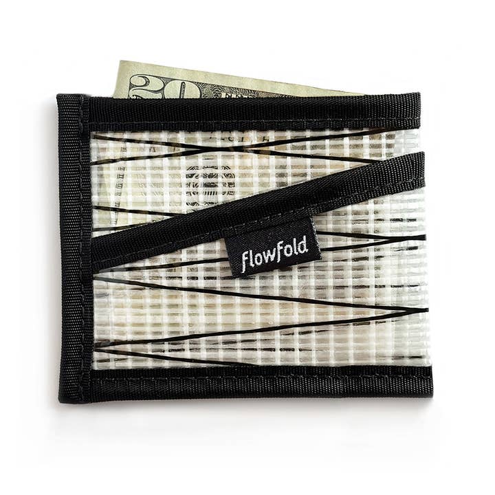 Flowfold - Wholesale Card Holder - Unisex - Recycled Sailcloth Craftsman - 3 Pocket Card Holder Wallet5