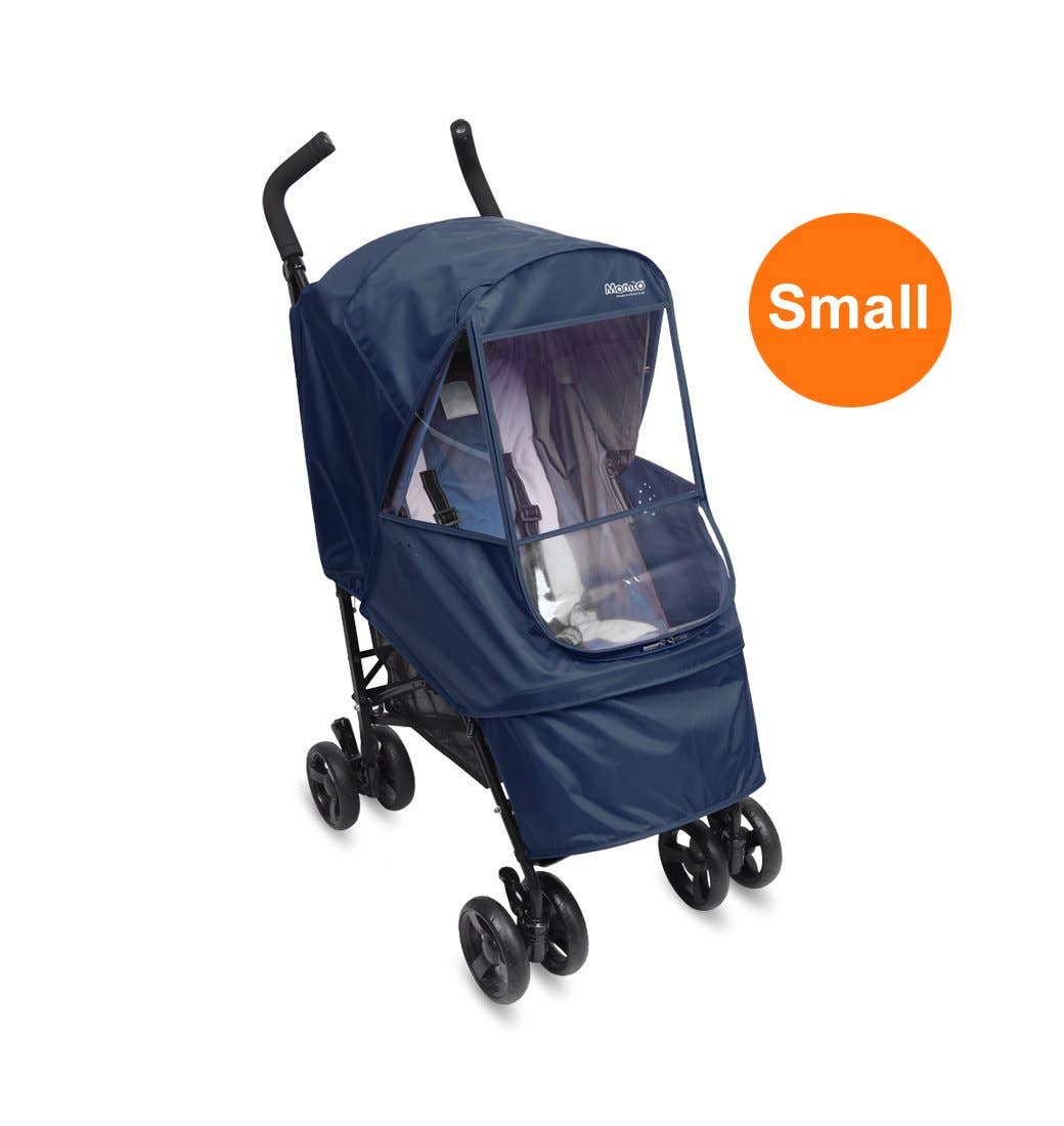 Manito – wholesale Pram cover/accessory – Elegance Alpha Stroller Weather Shield - Small (Navy)