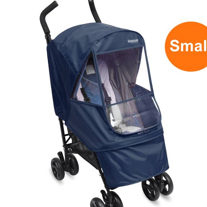 Manito – wholesale Pram cover/accessory – Elegance Alpha Stroller Weather Shield - Small (Navy)0