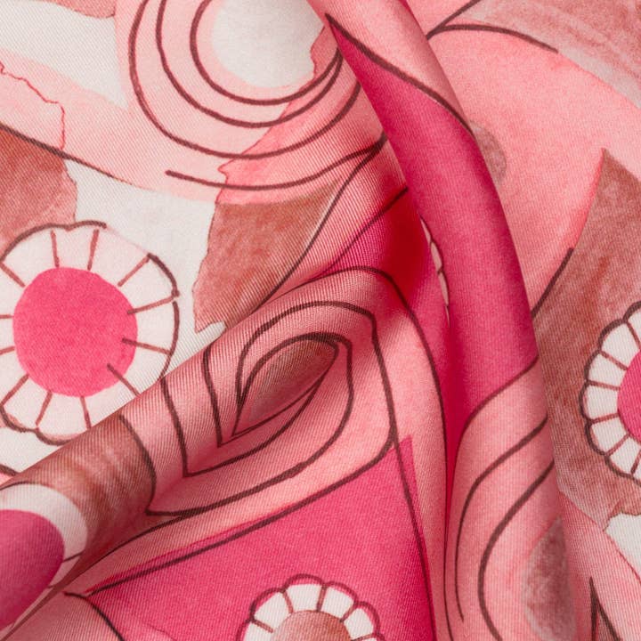 Elizabetta Made in Italy USA - Wholesale Pocket Square - Men's - Prato - Silk Pocket Square - Spanish Pink3