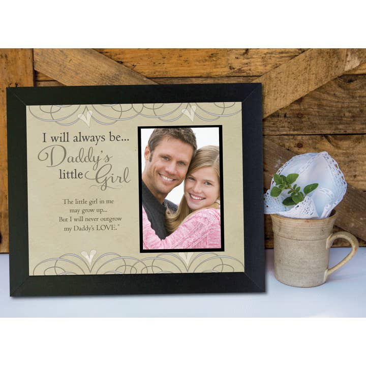 The Grandparent Gift Co. Inc. - Wholesale Picture frame – Child & baby - Daddy's Girl Sentiment Picture Frame for Dads: 8x10 USA 47011