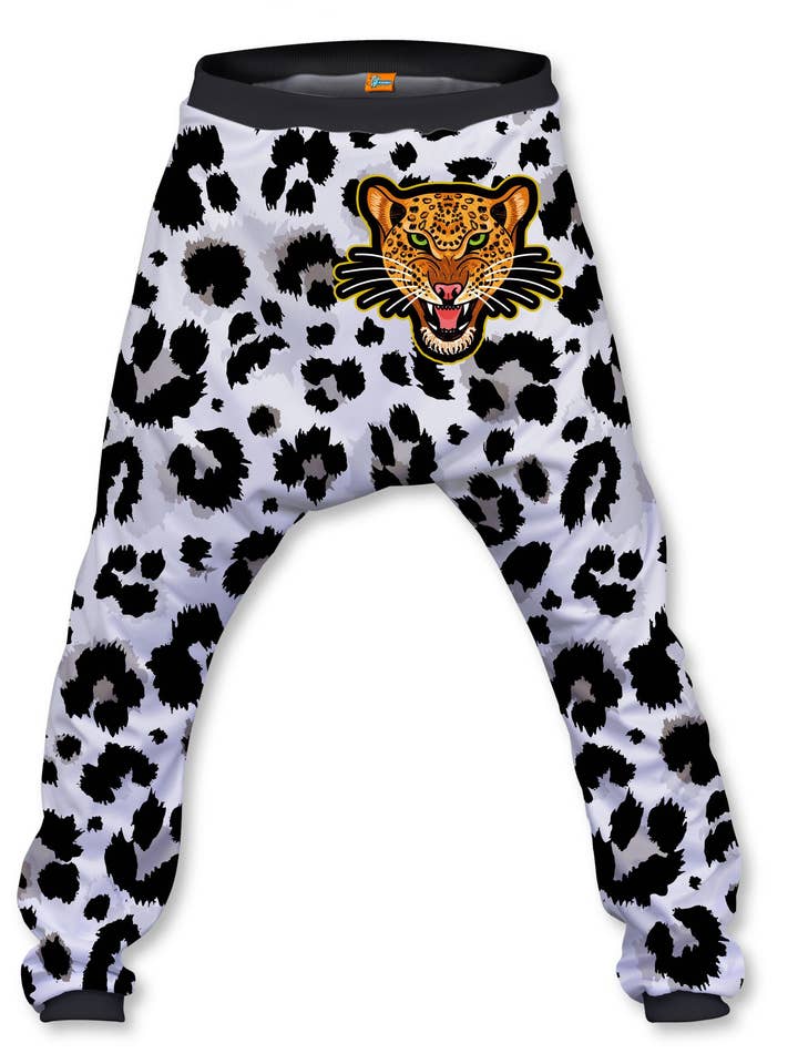 Pantalón Baggy Lopardo blanco | PANH-BAG.82 para venta al por mayor de Fishikii