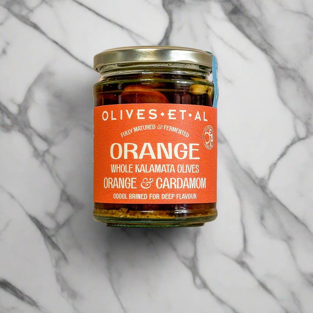 Olives Et Al - Vendita all'ingrosso Olive - Olive Kalamata intere all'arancia e cardamomo