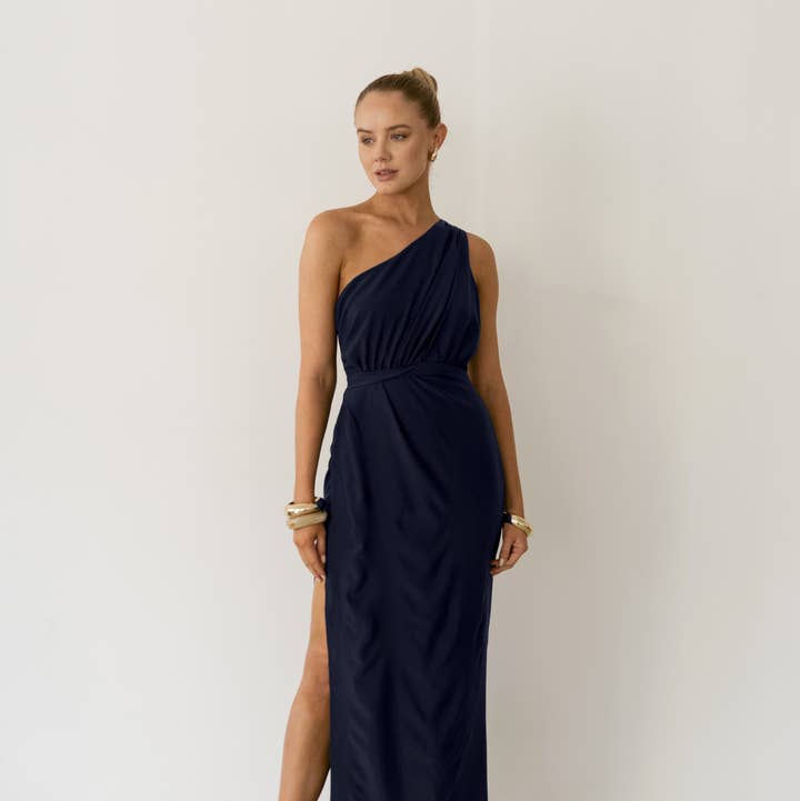 Isabel Dress-Navy for wholesale by Twosisters The Label