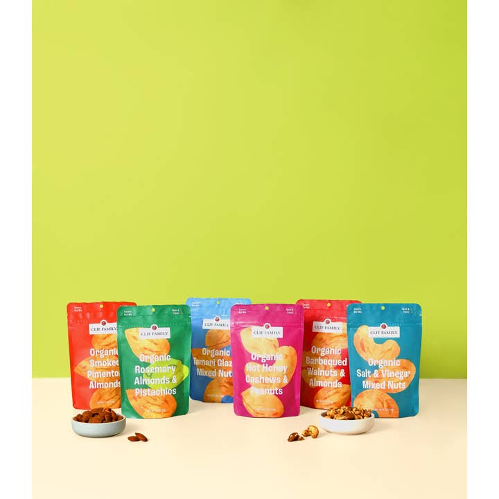 Clif Family Napa Valley, Certified B Corp Company - Wholesale Nuts - Organic Salt & Vinegar Mixed Nuts - Gluten Free2