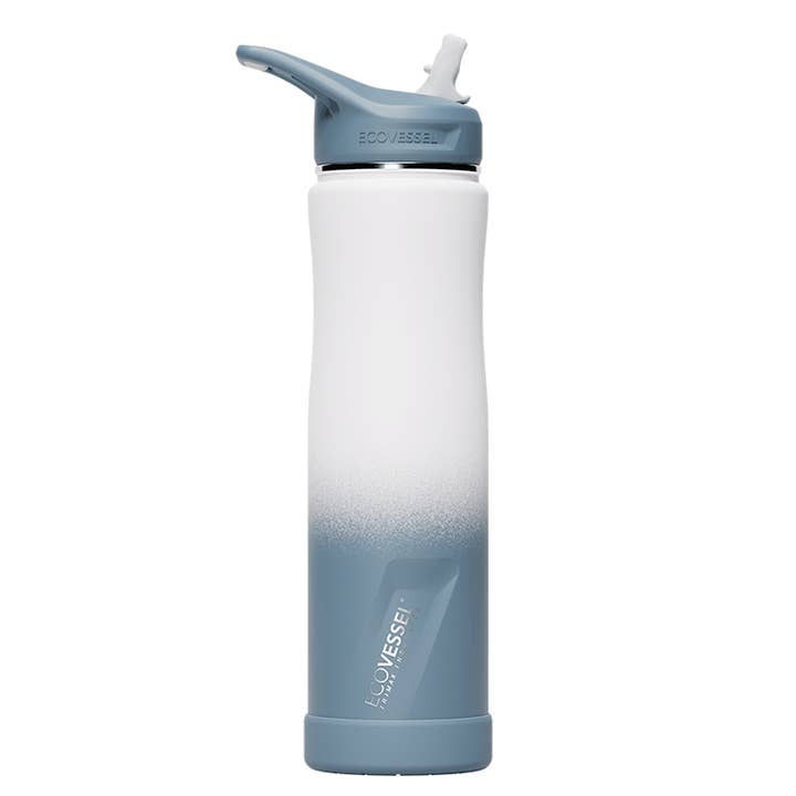 Summit 24oz Insulated Bottle Ombre Winter Storm for wholesale by EcoVessel