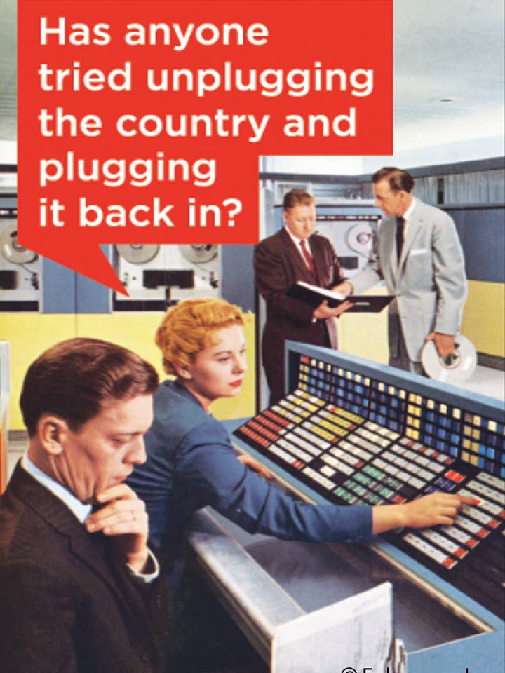 Aimant - Est-ce que quelqu'un a essayé de débrancher le pays... pour la vente par Ephemera